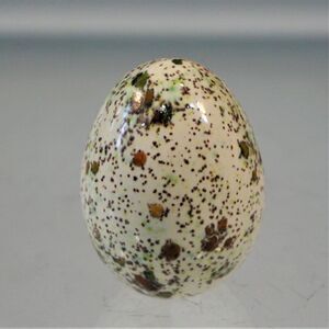 Vintage Ceramic Speckled Easter Egg Holliday Decoration